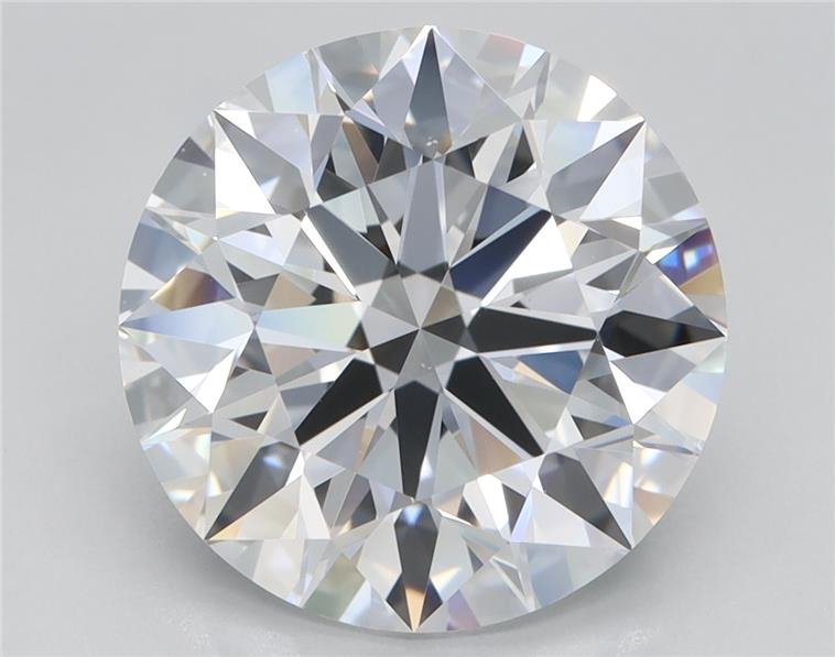 4.18ct D VS1 Rare Carat Ideal Cut Round Lab Grown Diamond