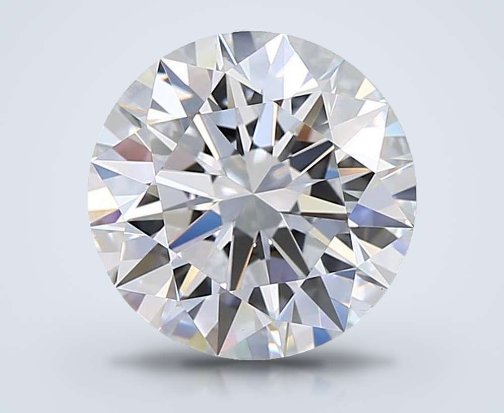 3.90 Carat Round Lab Diamond