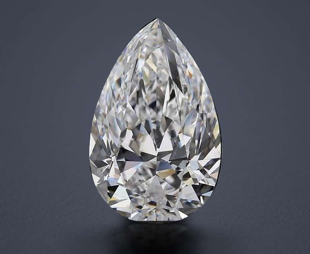 2.85 Carat Pear Natural Diamond