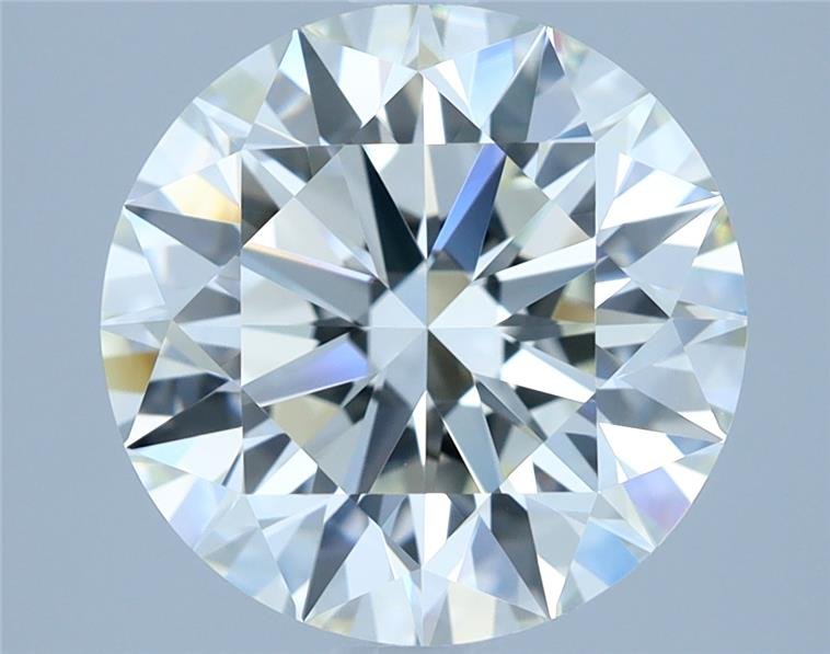 3.06ct J IF Rare Carat Ideal Cut Round Diamond