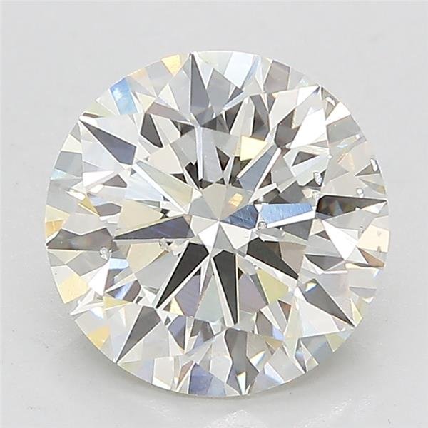 2.83ct I SI1 Rare Carat Ideal Cut Round Lab Grown Diamond