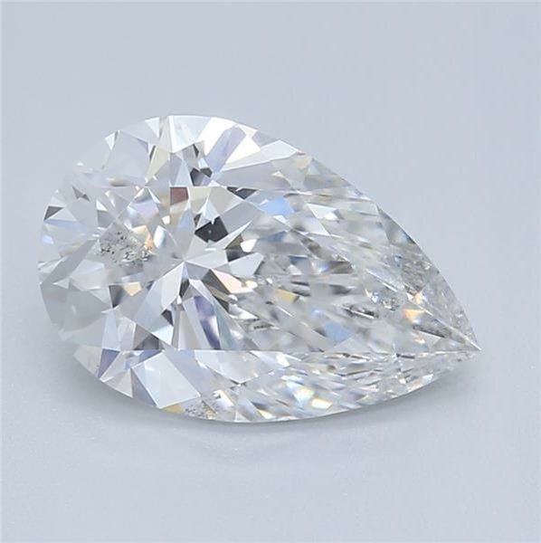 0.86ct G SI1 Rare Carat Ideal Cut Pear Lab Grown Diamond