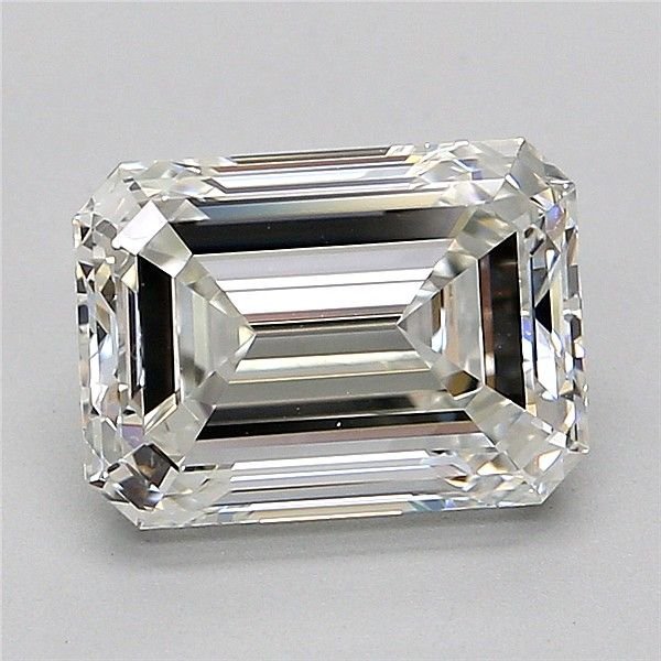 3.01ct I VVS2 Rare Carat Ideal Cut Emerald Diamond