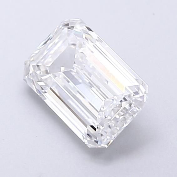 0.93ct D VVS1 Rare Carat Ideal Cut Emerald Lab Grown Diamond