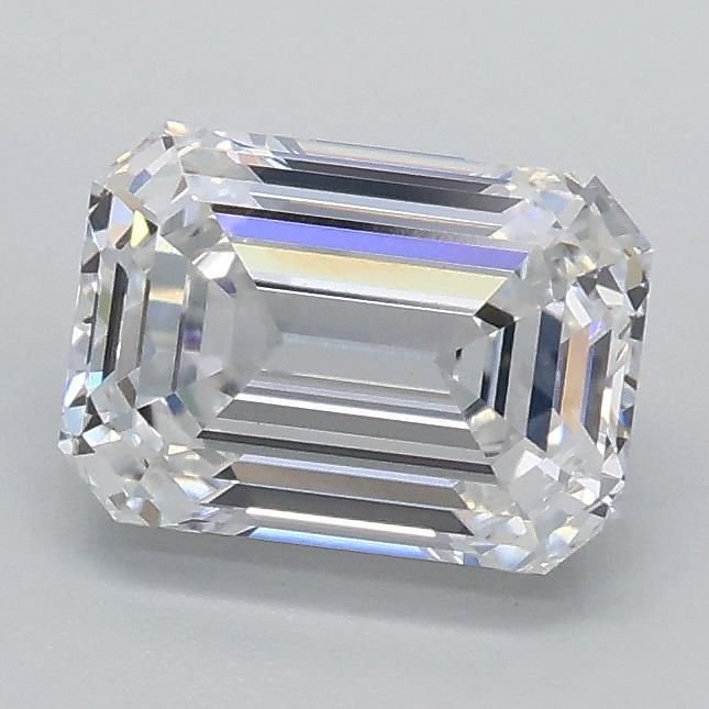 1.06ct D VVS2 Rare Carat Ideal Cut Emerald Lab Grown Diamond