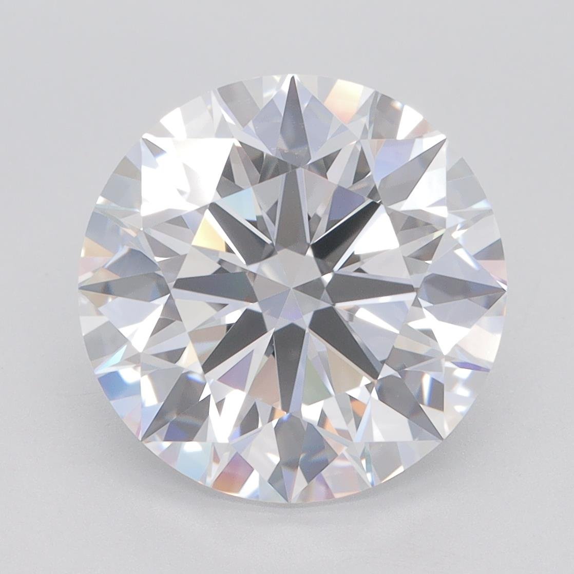 5.05ct D VVS1 Rare Carat Ideal Cut Round Lab Grown Diamond