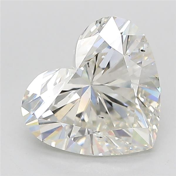 2.52ct H SI1 Rare Carat Ideal Cut Heart Lab Grown Diamond