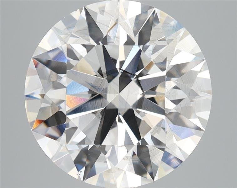 5.02ct F SI1 Rare Carat Ideal Cut Round Lab Grown Diamond