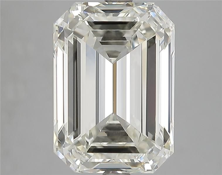 7.01ct J VVS1 Very Good Cut Emerald Diamond