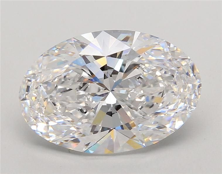 5.08ct D VS1 Rare Carat Ideal Cut Oval Lab Grown Diamond