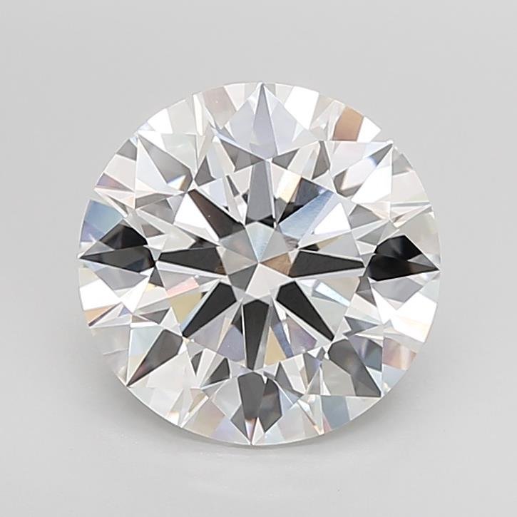 6.06ct F VVS2 Rare Carat Ideal Cut Round Lab Grown Diamond