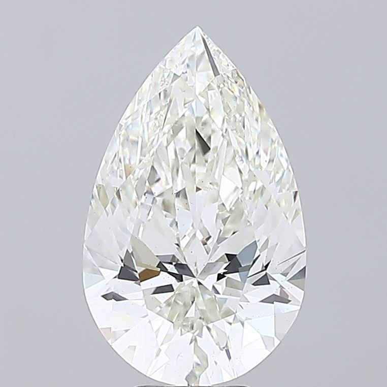 8.08ct H VS2 Rare Carat Ideal Cut Pear Lab Grown Diamond