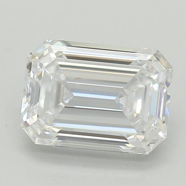 1.03ct D VVS2 Rare Carat Ideal Cut Emerald Lab Grown Diamond