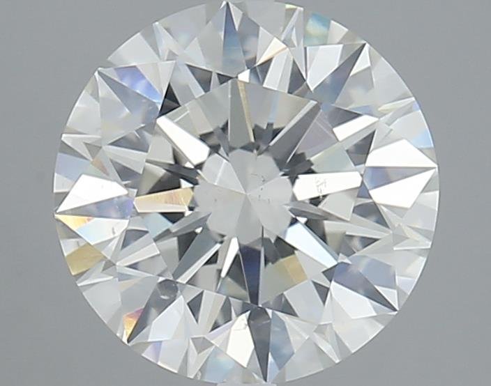 3.04ct I SI2 Rare Carat Ideal Cut Round Diamond
