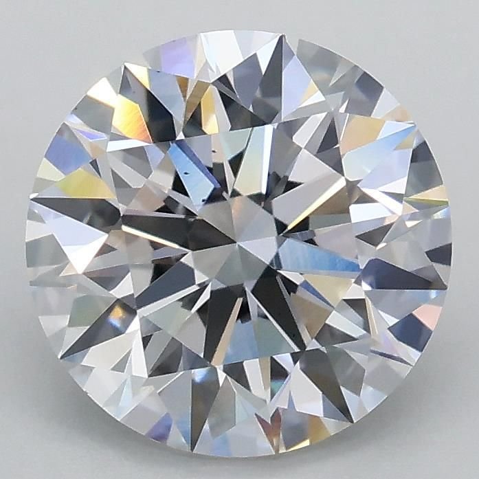 2.09ct D VS2 Rare Carat Ideal Cut Round Lab Grown Diamond