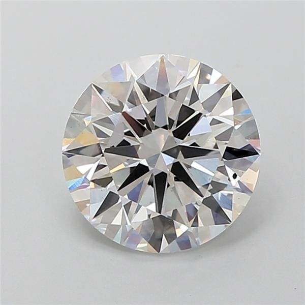 2.59ct E SI1 Rare Carat Ideal Cut Round Lab Grown Diamond