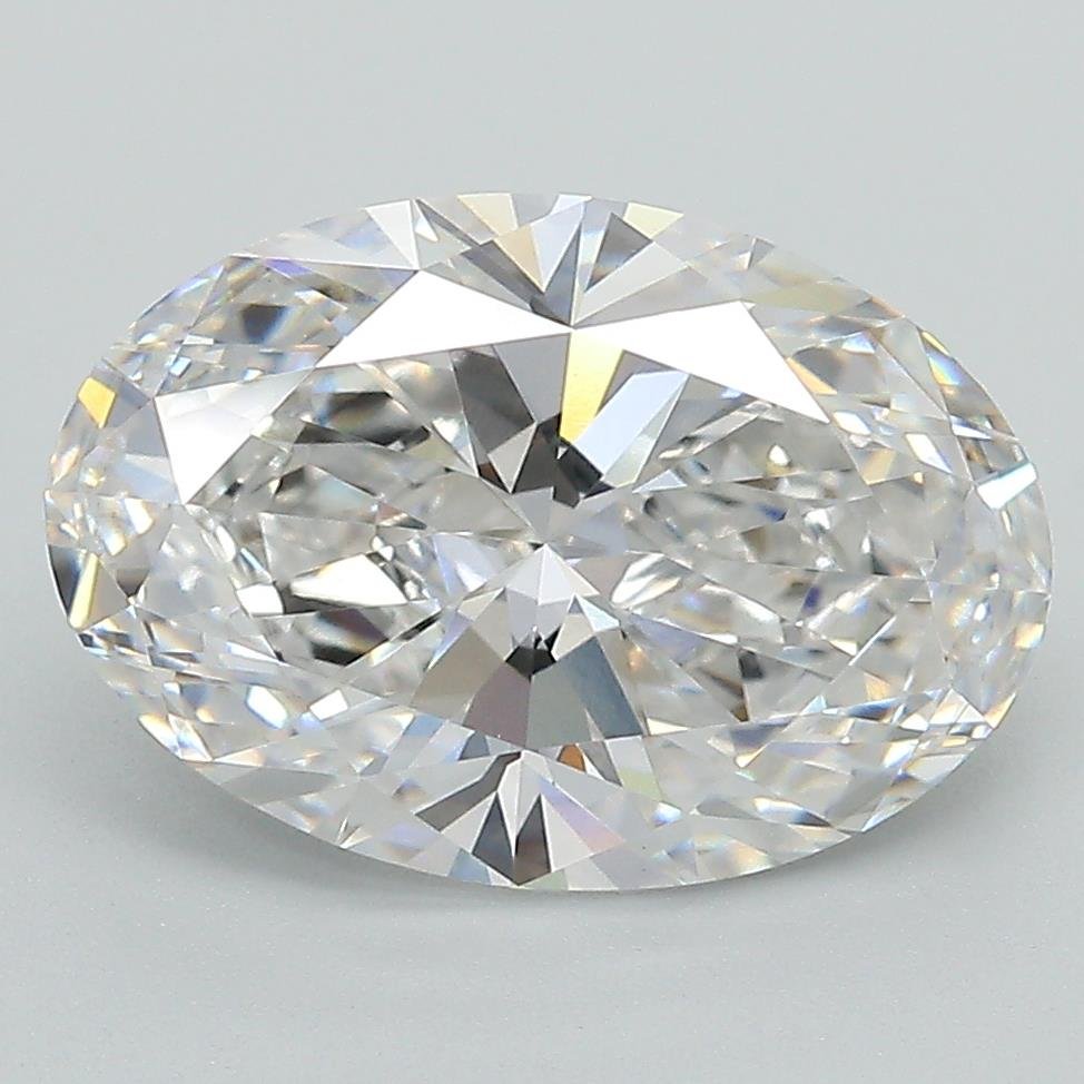 3.80ct E VS1 Rare Carat Ideal Cut Oval Lab Grown Diamond