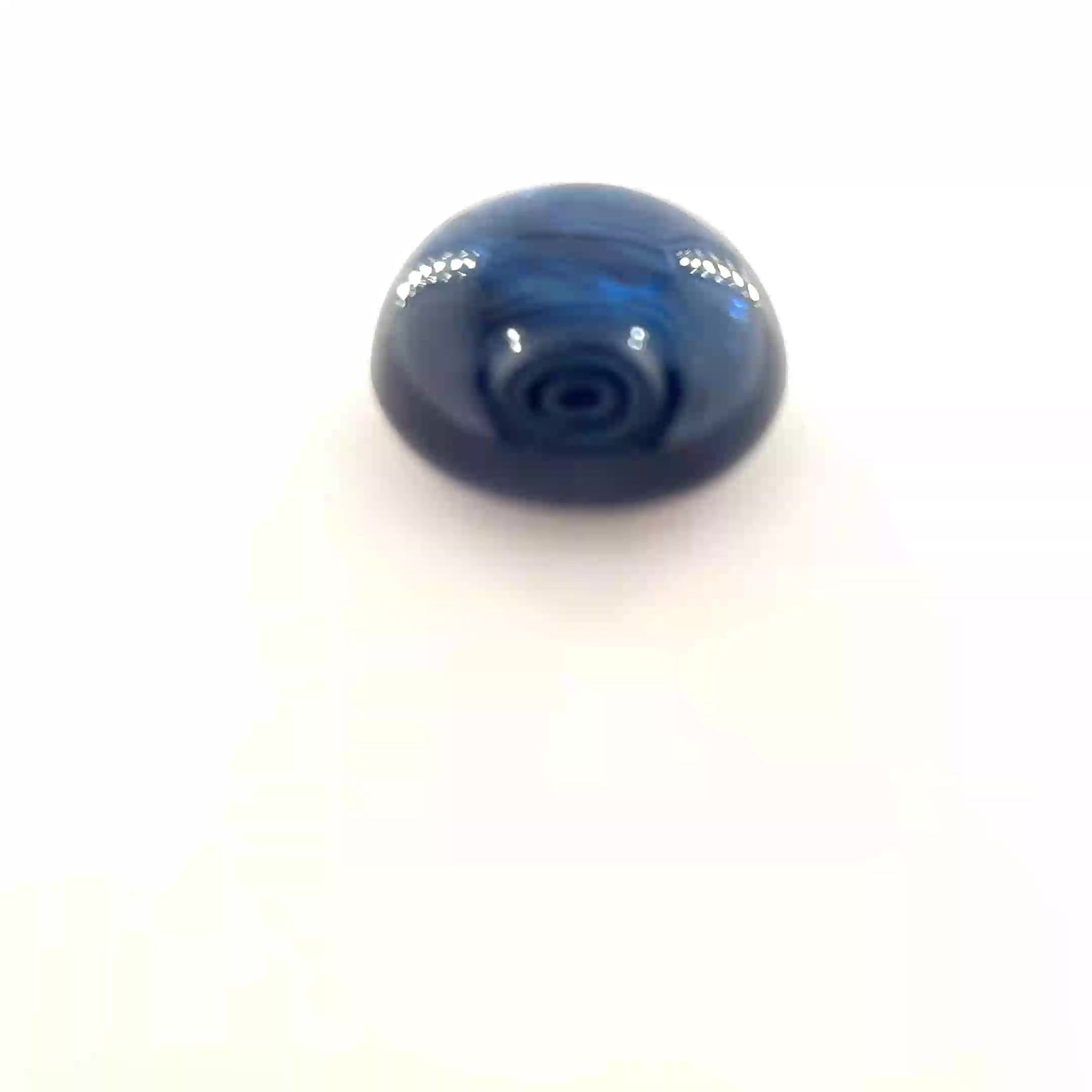 2.83 Carat Deep Blue Round Sapphire