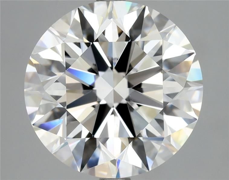 5.01ct E VS2 Rare Carat Ideal Cut Round Diamond