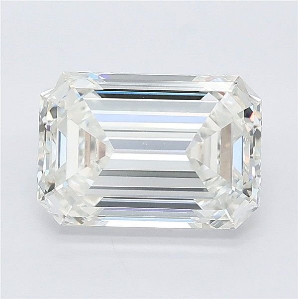 2.59ct F VVS2 Rare Carat Ideal Cut Emerald Lab Grown Diamond