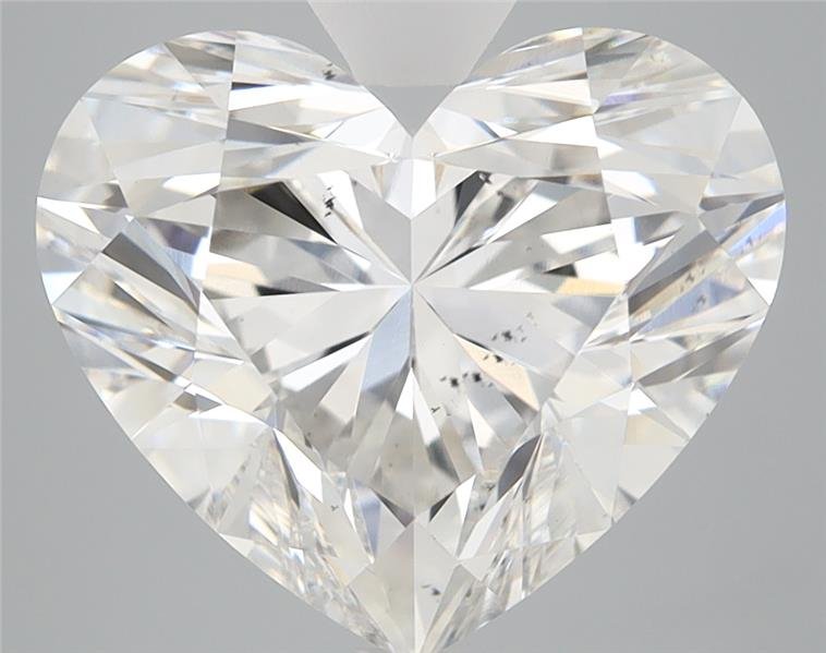 6.04ct F SI1 Rare Carat Ideal Cut Heart Lab Grown Diamond