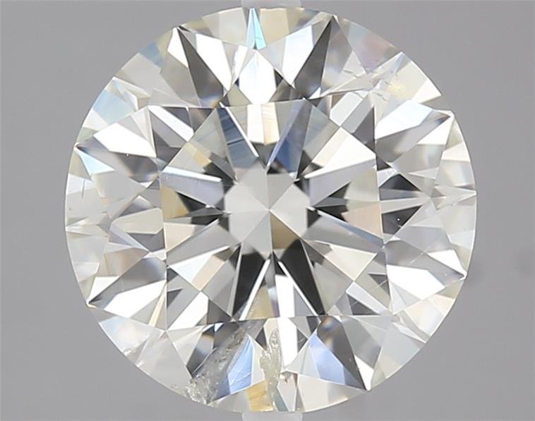 2.82ct H SI2 Rare Carat Ideal Cut Round Diamond