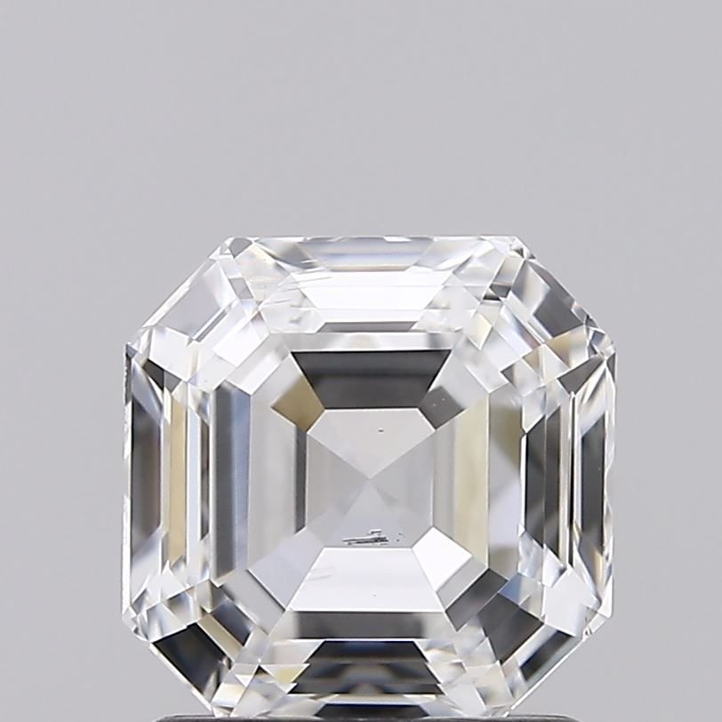 1.51ct E SI1 Rare Carat Ideal Cut Asscher Lab Grown Diamond