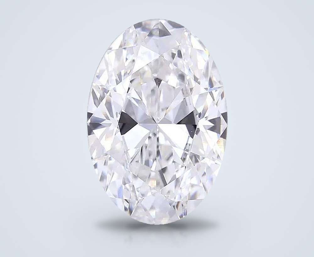 7.52 Carat Oval Lab Diamond
