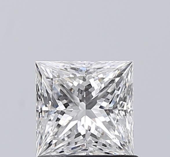 1.01ct E VVS2 Rare Carat Ideal Cut Princess Lab Grown Diamond