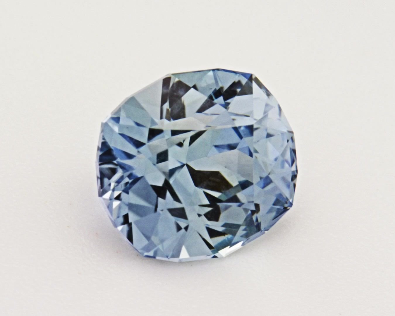 1.31 Carat Teal Cushion Sapphire