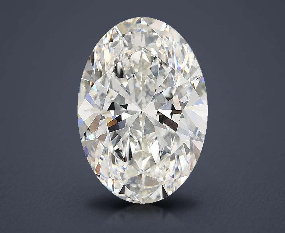 3.86 Carat Oval Lab Diamond