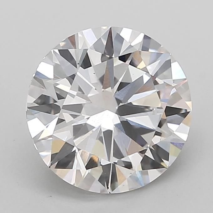 2.50ct F VS1 Very Good Cut Round Lab Grown Diamond