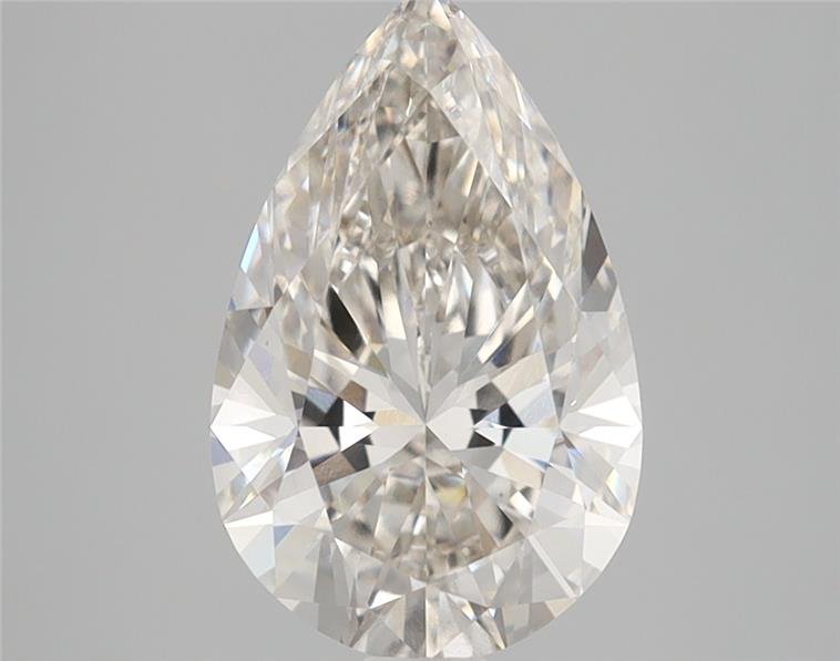 2.11ct H VS1 Rare Carat Ideal Cut Pear Lab Grown Diamond