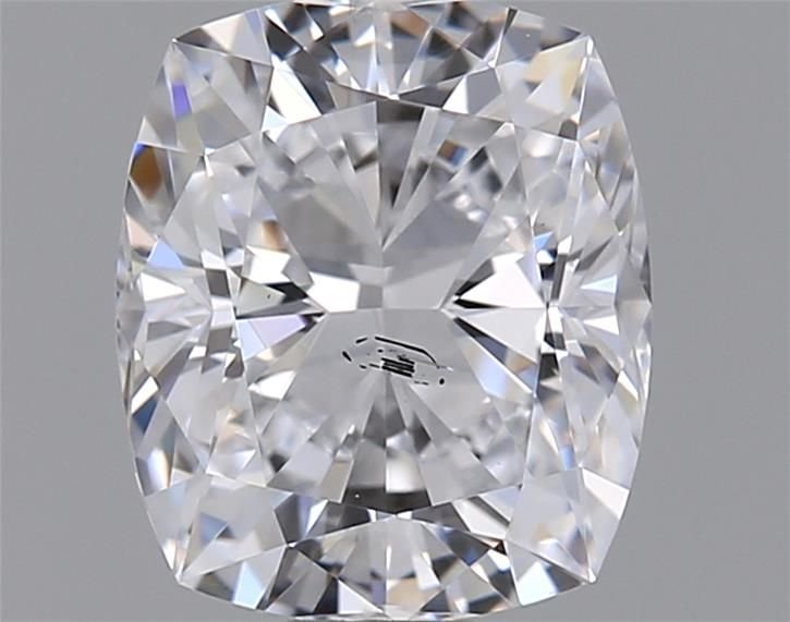 0.91ct F SI2 Rare Carat Ideal Cut Cushion Lab Grown Diamond