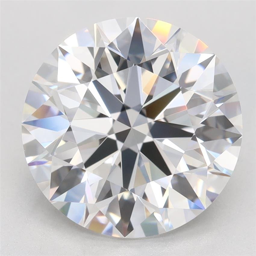 3.79ct D VVS1 Rare Carat Ideal Cut Round Lab Grown Diamond