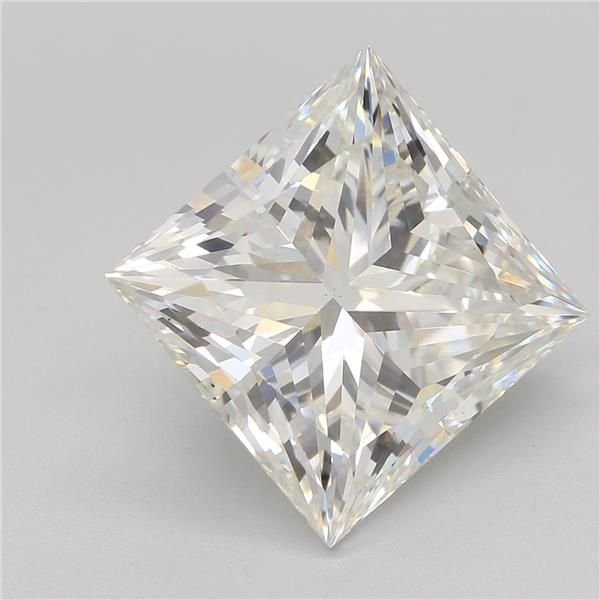 5.20ct H VS1 Rare Carat Ideal Cut Princess Lab Grown Diamond