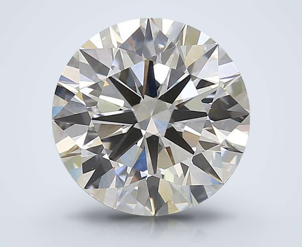 4.08 Carat Round Lab Diamond