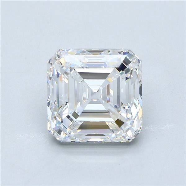 5.01ct D VS1 Rare Carat Ideal Cut Asscher Diamond
