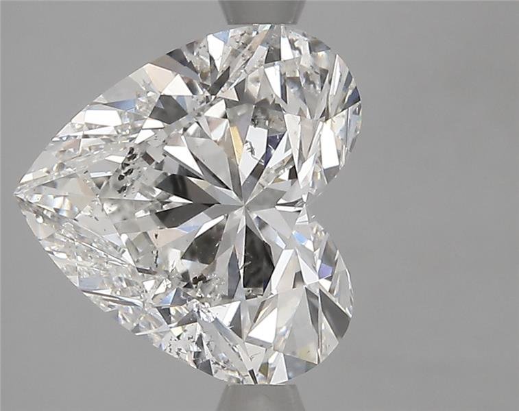 3.00ct H SI2 Rare Carat Ideal Cut Heart Diamond