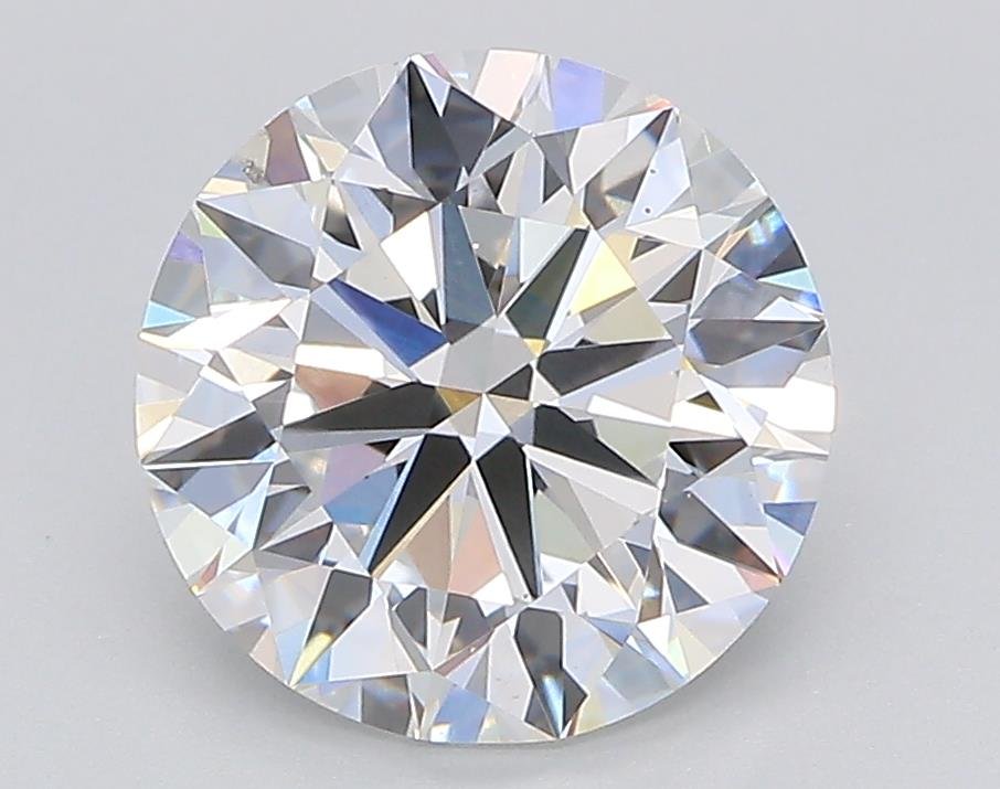 2.56ct F SI1 Rare Carat Ideal Cut Round Lab Grown Diamond