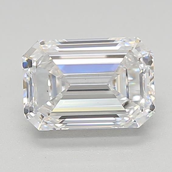 1.03ct D VS2 Excellent Cut Emerald Lab Grown Diamond