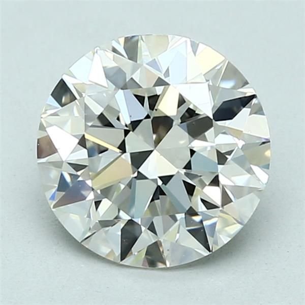 2.01ct J VS1 Rare Carat Ideal Cut Round Diamond