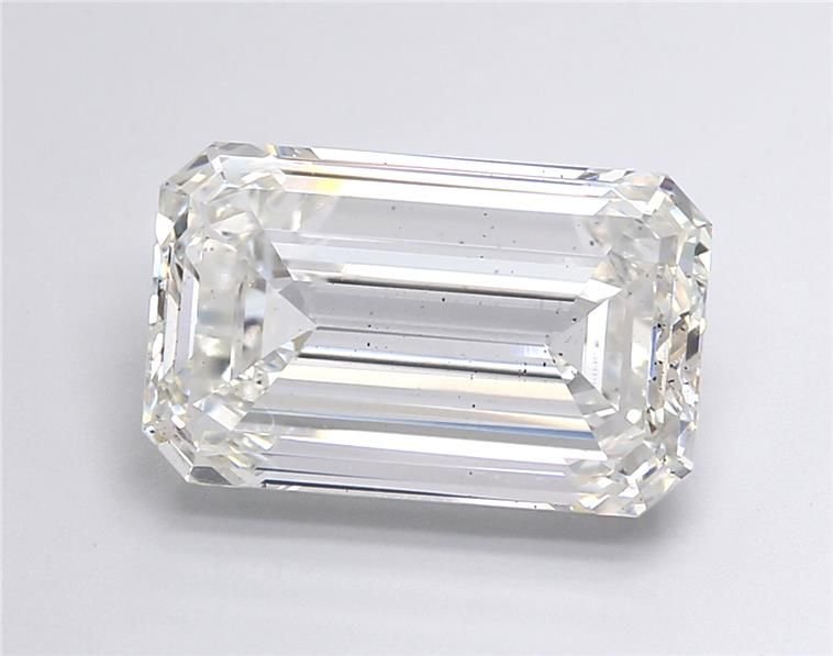 10.07ct H SI1 Very Good Cut Emerald Lab Grown Diamond