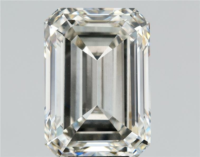 10.00ct I VS2 Rare Carat Ideal Cut Emerald Lab Grown Diamond