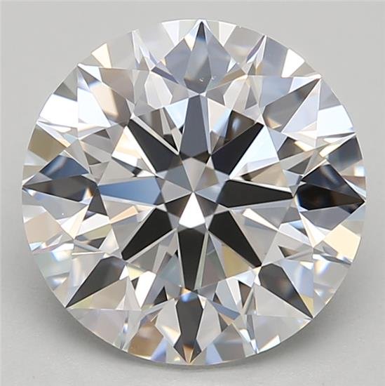 2.97ct D VVS2 Rare Carat Ideal Cut Round Lab Grown Diamond