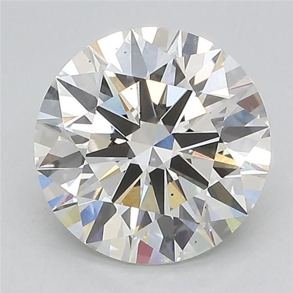 2.72ct H VS2 Rare Carat Ideal Cut Round Lab Grown Diamond