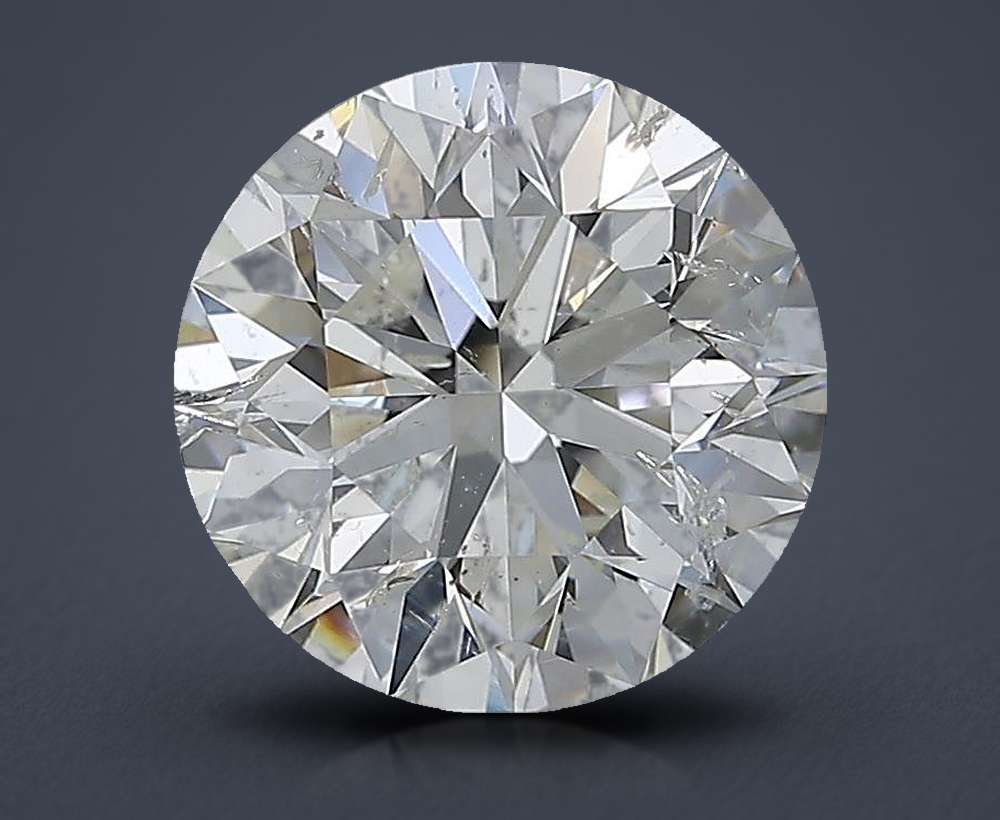3.01 Carat Round Natural Diamond