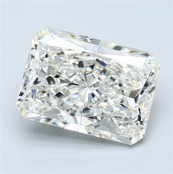 4.01ct J VS2 Rare Carat Ideal Cut Radiant Diamond