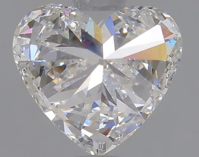 1.33ct F VS1 Rare Carat Ideal Cut Heart Lab Grown Diamond