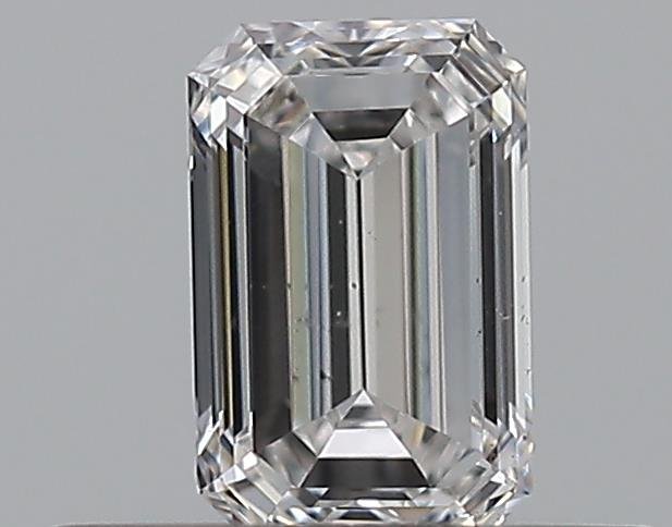 0.30ct D SI1 Very Good Cut Emerald Diamond